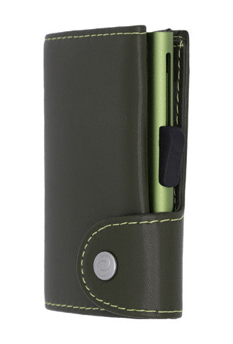 C-Secure Single Wallet Olive Green