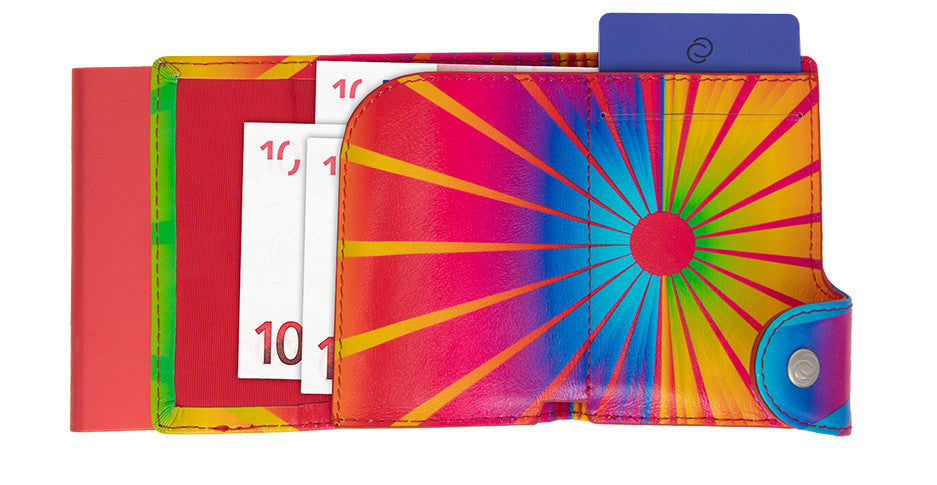 C-Secure Single Wallet Red Nova Print