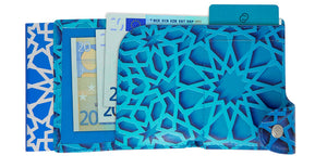 Tribe Blue Print Single Wallet