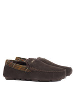 Load image into Gallery viewer, Barbour Monty Suede Slippers Brown
