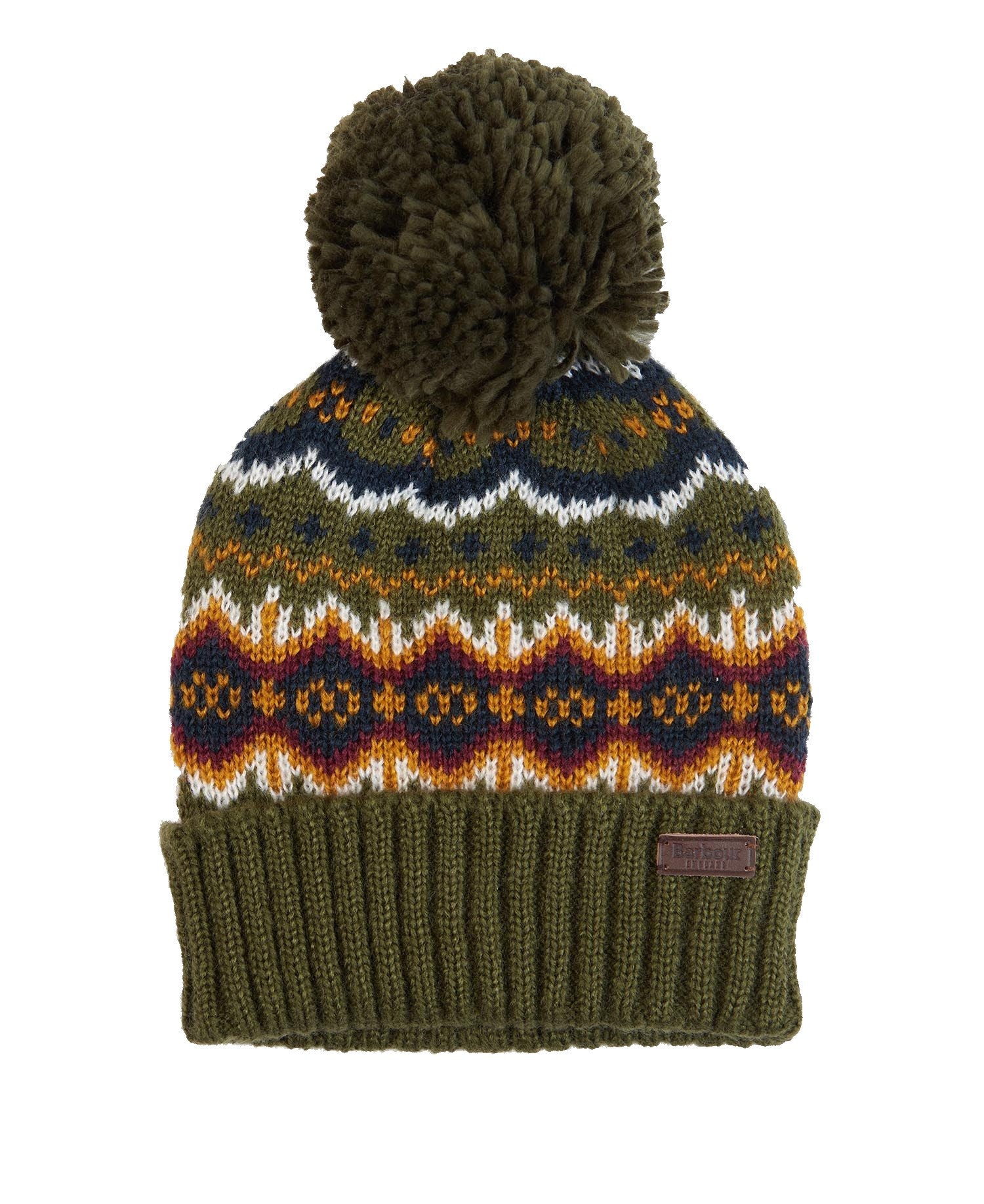 Case Fairisle Beanie Olive