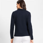 Load image into Gallery viewer, Olsen Eva Knitted Jacket Navy
