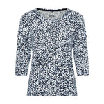 Load image into Gallery viewer, Olsen Floral Print Top Navy
