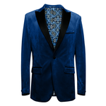 Load image into Gallery viewer, Skopes Jive Velvet Jacket Royal Blue Regular Length
