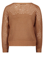 Load image into Gallery viewer, Betty Barclay Openwork Sparkly Jumper Gold
