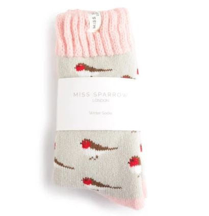 Miss Sparrow Robin Socks