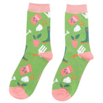 Load image into Gallery viewer, Miss Sparrow Gardening Socks
