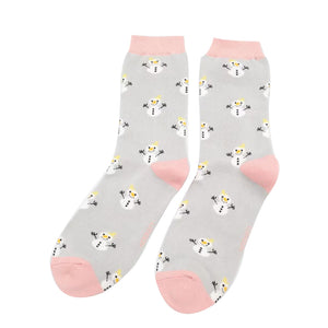 Miss Sparrow Snowman Socks