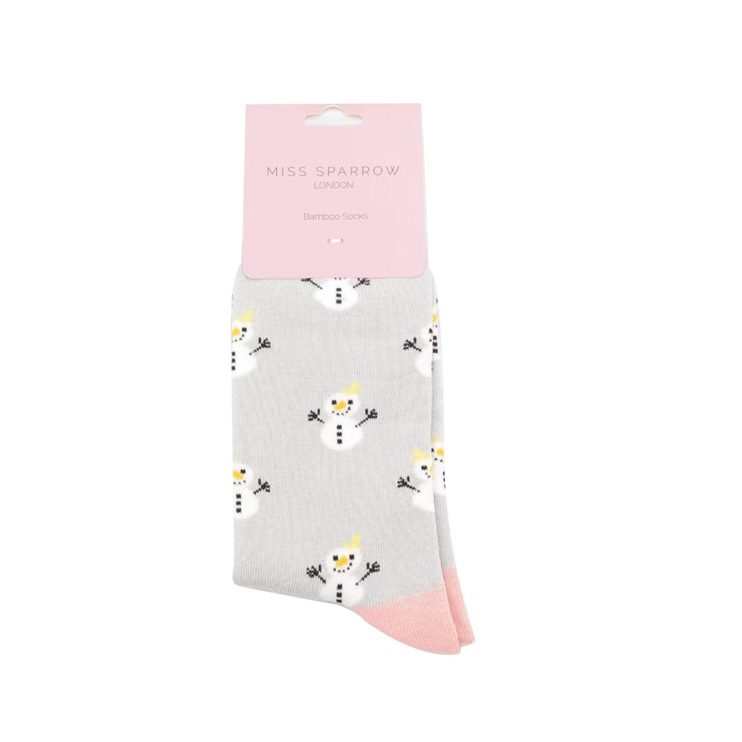 Miss Sparrow Snowman Socks