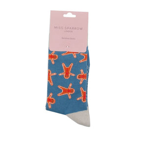 Miss Sparrow Gingerbread Men Socks