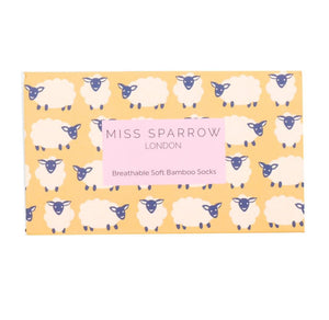 Miss Sparrow Sheep Socks Gift Box