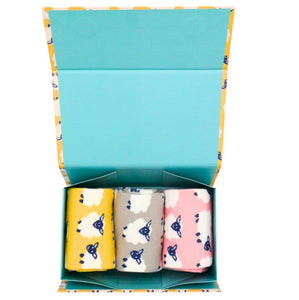 Miss Sparrow Sheep Socks Gift Box