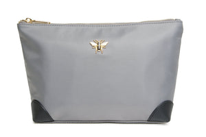 Alice Wheeler Harrow Travel Pouch Grey