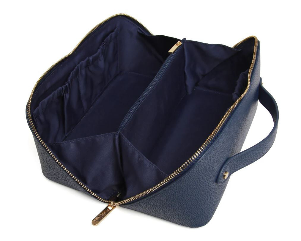 Alice Wheeler Navy Train Case Navy