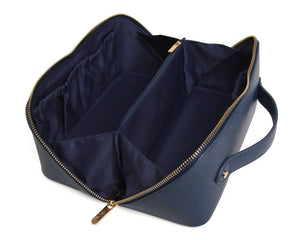 Alice Wheeler Mini Train Case Navy