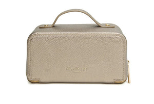 Alice Wheeler Mini Train Case-BRONZE