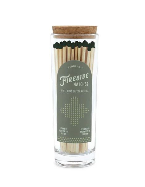 Fireside Safety Matches -OLIVE