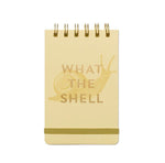 Load image into Gallery viewer, What The Shell Small Notepad -NATURAL
