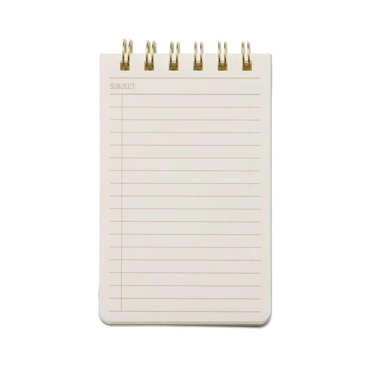 What The Shell Small Notepad -NATURAL