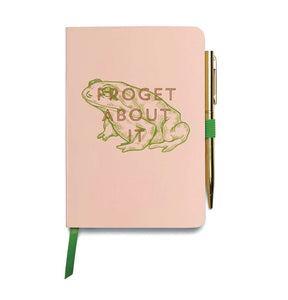 Froget About It Notebook & Pen -NATURAL