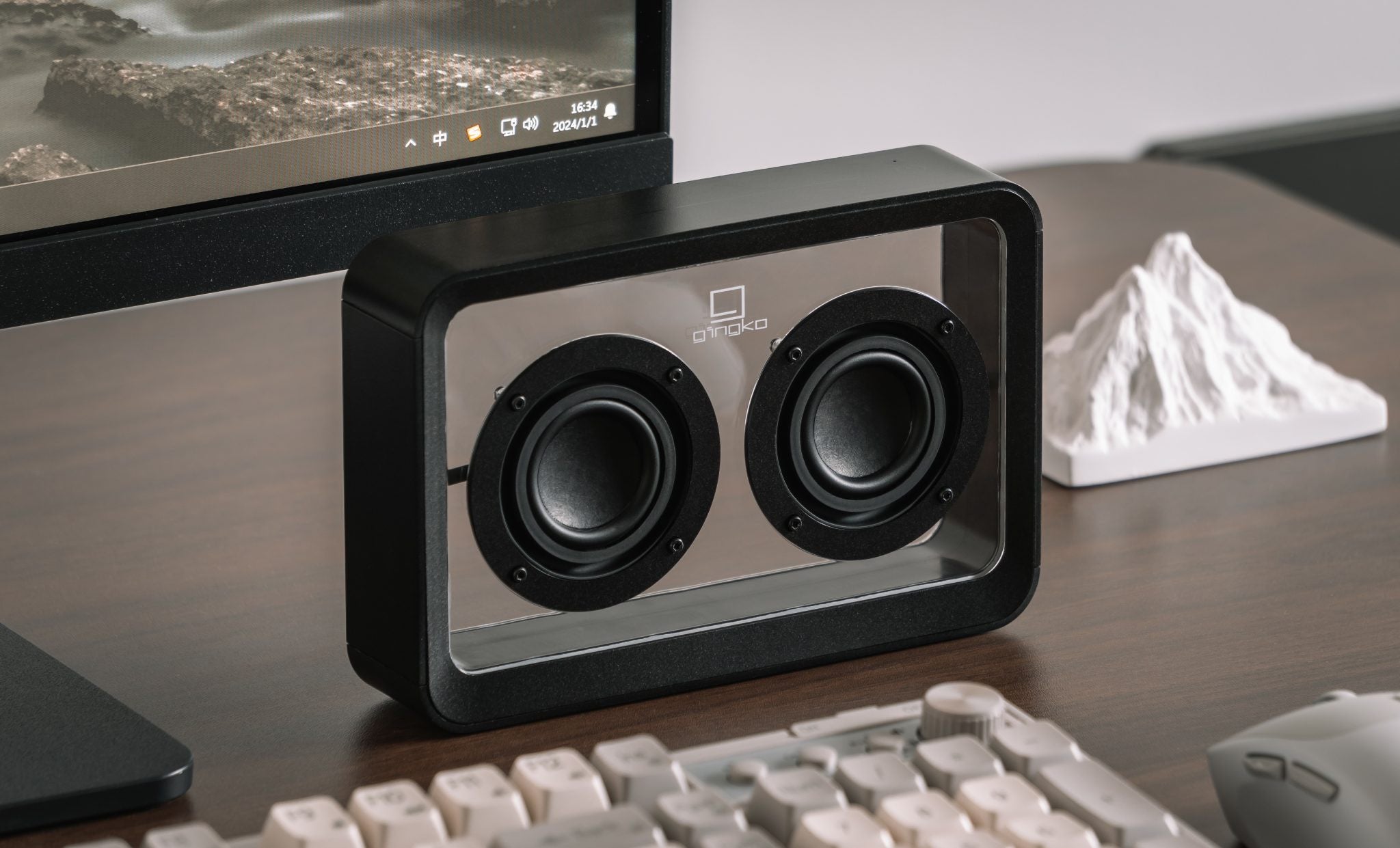 Gingko Designs Mage See Through Bluetooth Speaker Black