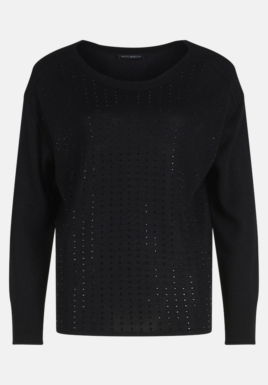 Betty Barclay Sequin Pullover Black