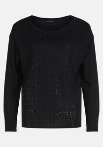 Betty Barclay Sequin Pullover Black