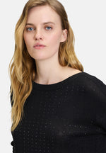 Load image into Gallery viewer, Betty Barclay Sequin Pullover Black
