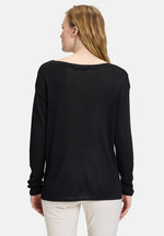 Load image into Gallery viewer, Betty Barclay Sequin Pullover Black
