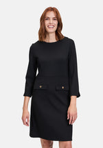 Load image into Gallery viewer, Betty Barclay Patch Pocket Dress Black
