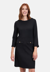 Betty Barclay Patch Pocket Dress Black