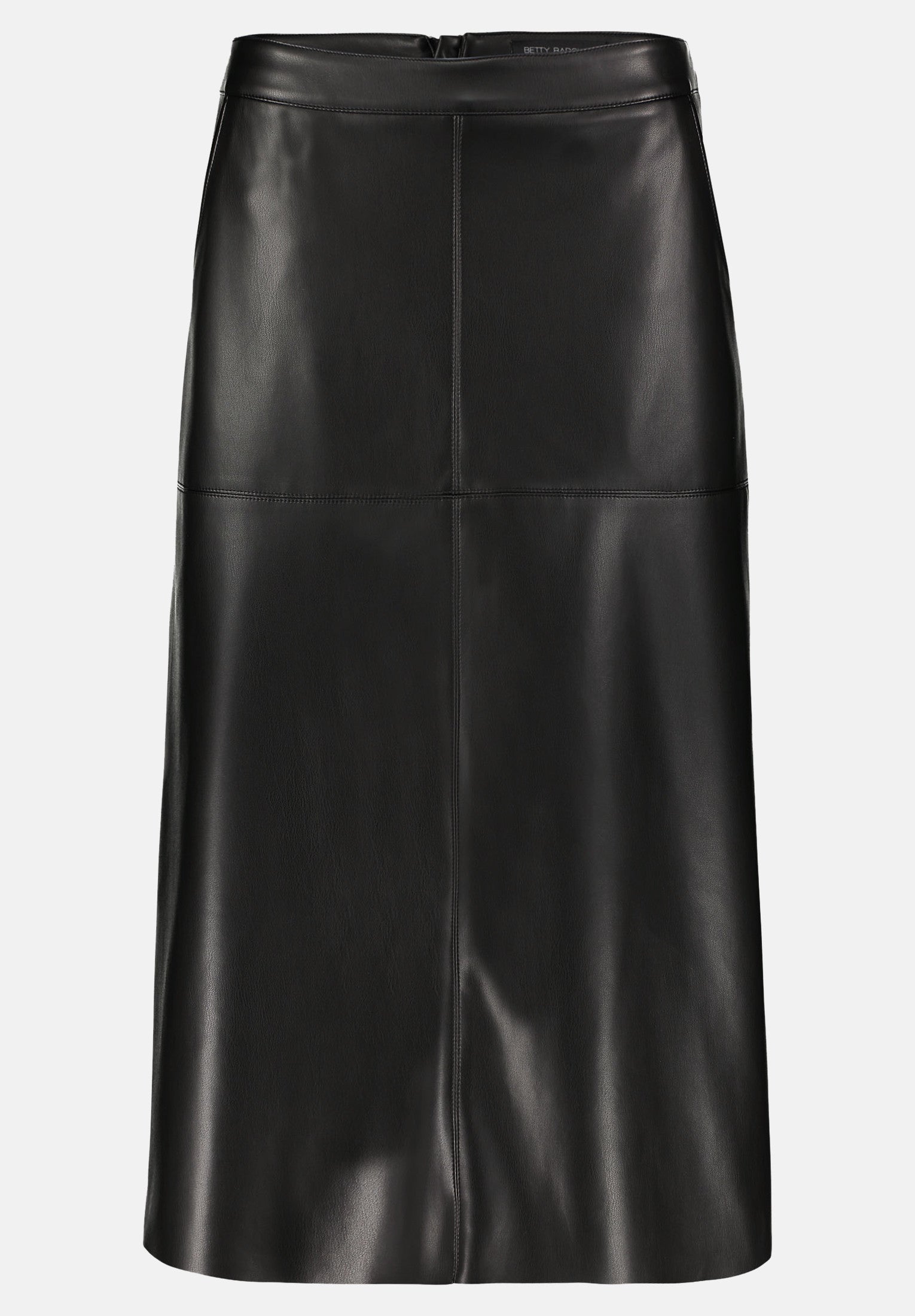 Betty Barclay Faux Leather Midi Skirt Black