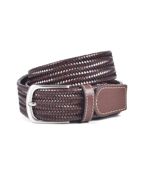 Brown Plaited Belt