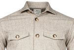 Load image into Gallery viewer, Giordano Bold Herringbone Overshirt Brown
