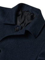 Load image into Gallery viewer, Daniel Grahame Dark Blue Bales Overcoat Navy
