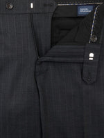 Load image into Gallery viewer, Daniel Grahame Charcoal Pinstripe Mix &amp; Match Dinner Suit Trousers Regular Length
