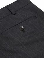 Load image into Gallery viewer, Daniel Grahame Charcoal Pinstripe Mix &amp; Match Dinner Suit Trousers Regular Length
