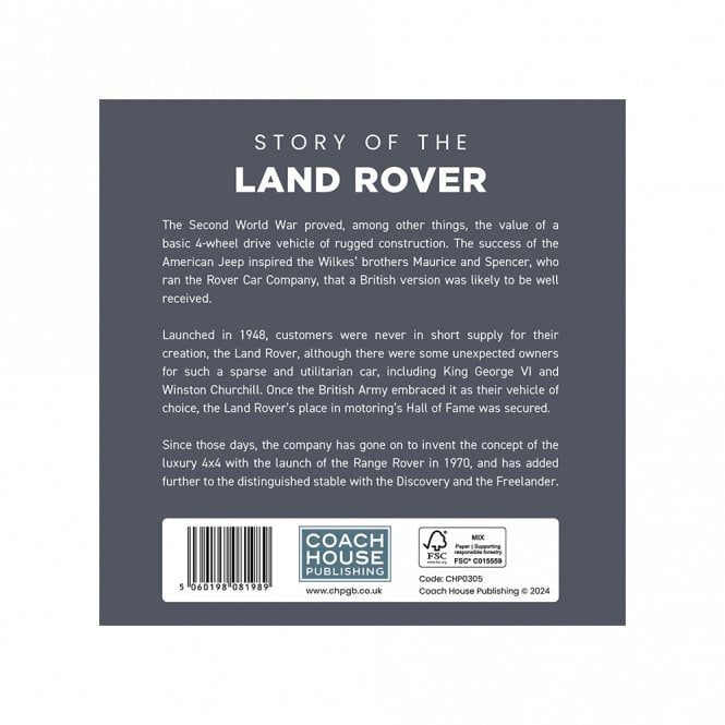 Coach House The Story Of The Land Rover Book