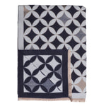 Load image into Gallery viewer, Zelly Geometric Scarf Blue
