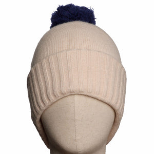 Zelly Bobble Hat Navy