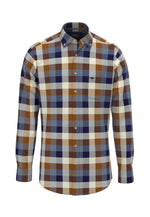 Load image into Gallery viewer, Fynch Hatton Multi Check Flannel Shirt Nut
