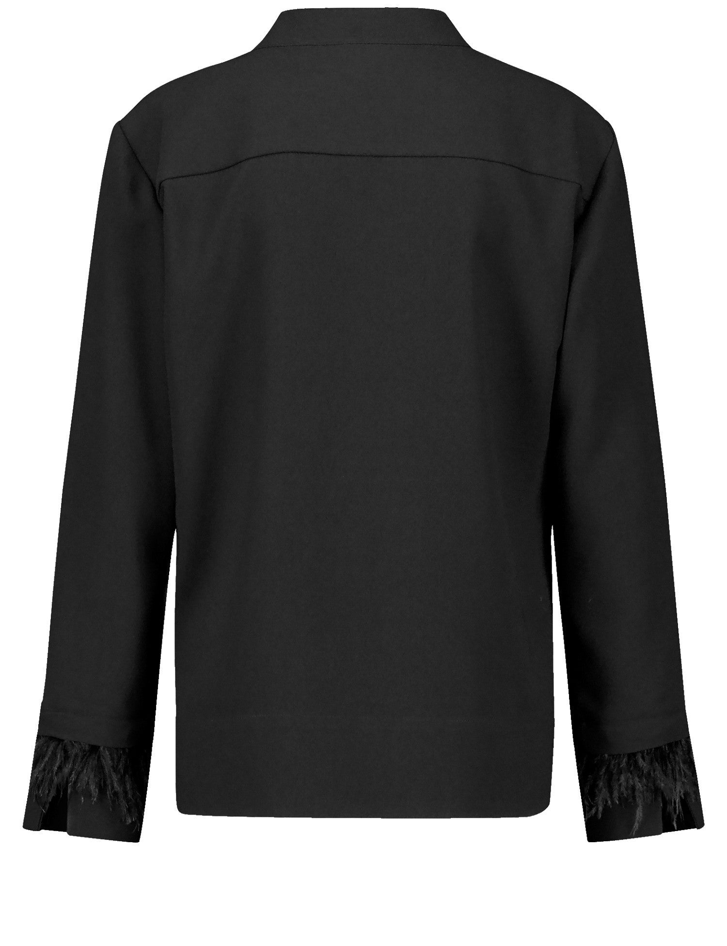 Gerry Weber Feather Detail Blouse  Black