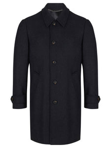 Douglas Edward Tailored Coat Navy