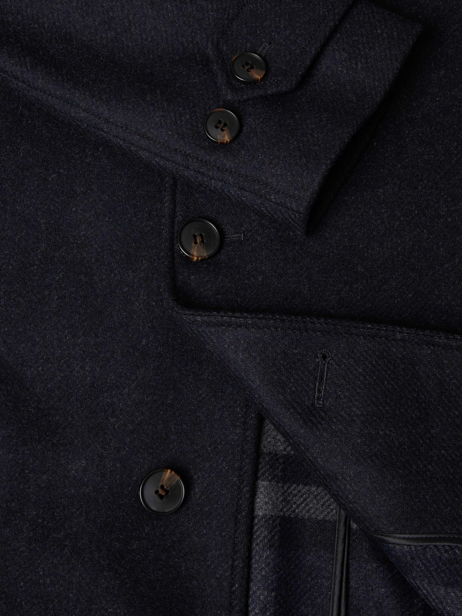 Douglas Edward Tailored Coat Navy