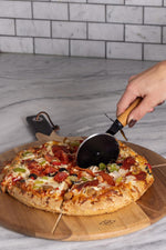 Load image into Gallery viewer, Pizza Cutter and Serving Board
