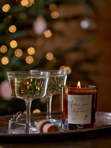 Plum & Ashby Festive Spice & Clementine Candle -NATURAL