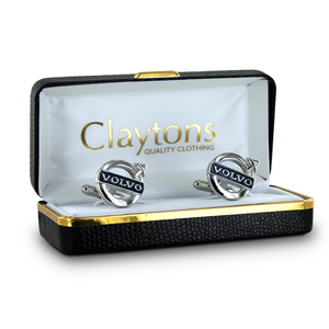 Volvo Rhodium Cufflinks