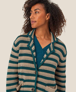 Masai Leland Cardigan Teal