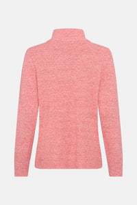 Olsen Half Zip Jumper -CORAL