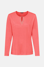 Load image into Gallery viewer, Olsen Long Sleeve Top -CORAL
